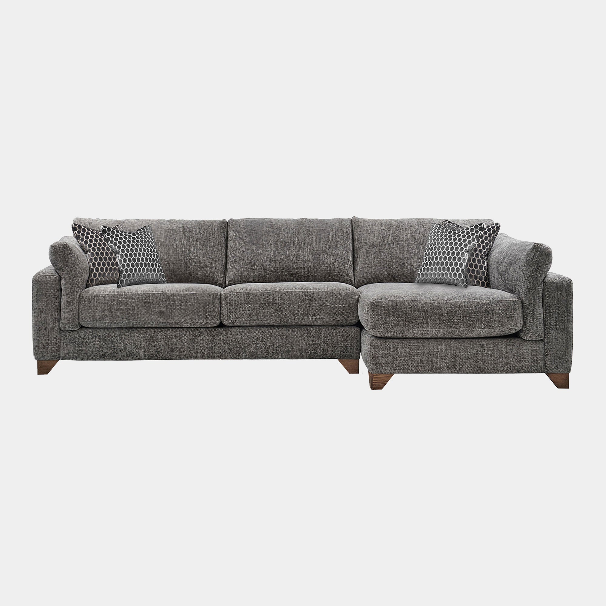 3 Seat Sofa LHF Arm With RHF Chaise5 End In Fabric Chunki