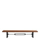 Dining Bench Straight Edge Kansas Leg 180 x 40cm