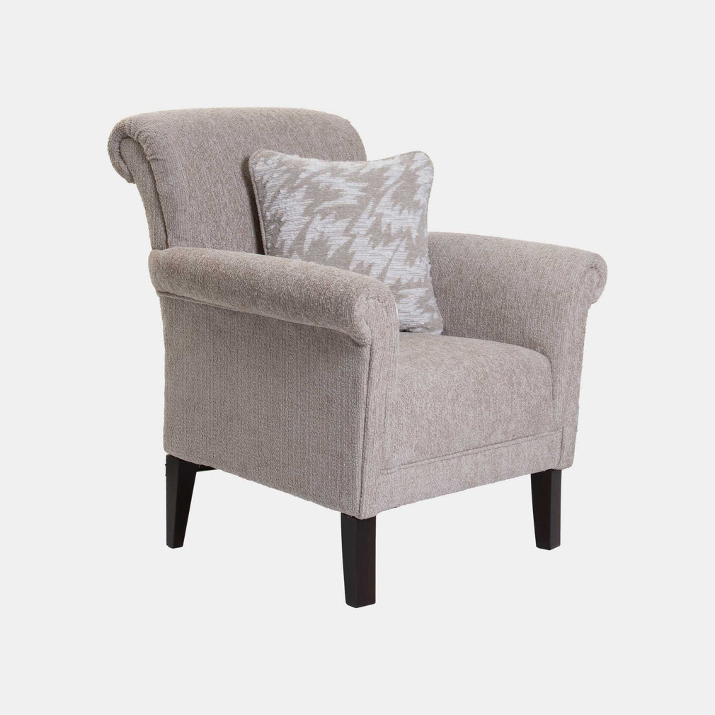 Accent Chair Inc Scatter In Plain Fabric