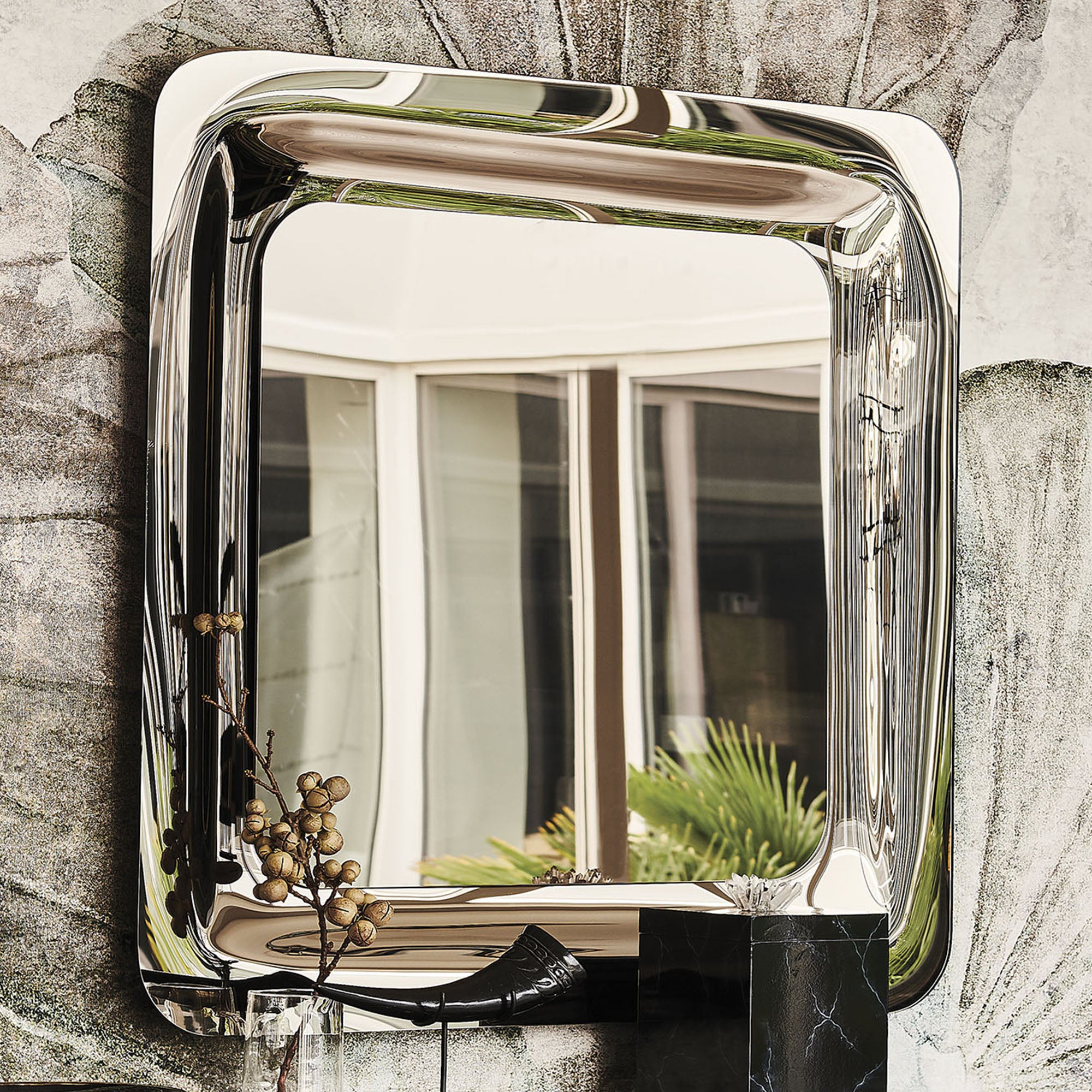 Cattelan Italia Glenn - Mirror Mirrored Glass 120x120cm