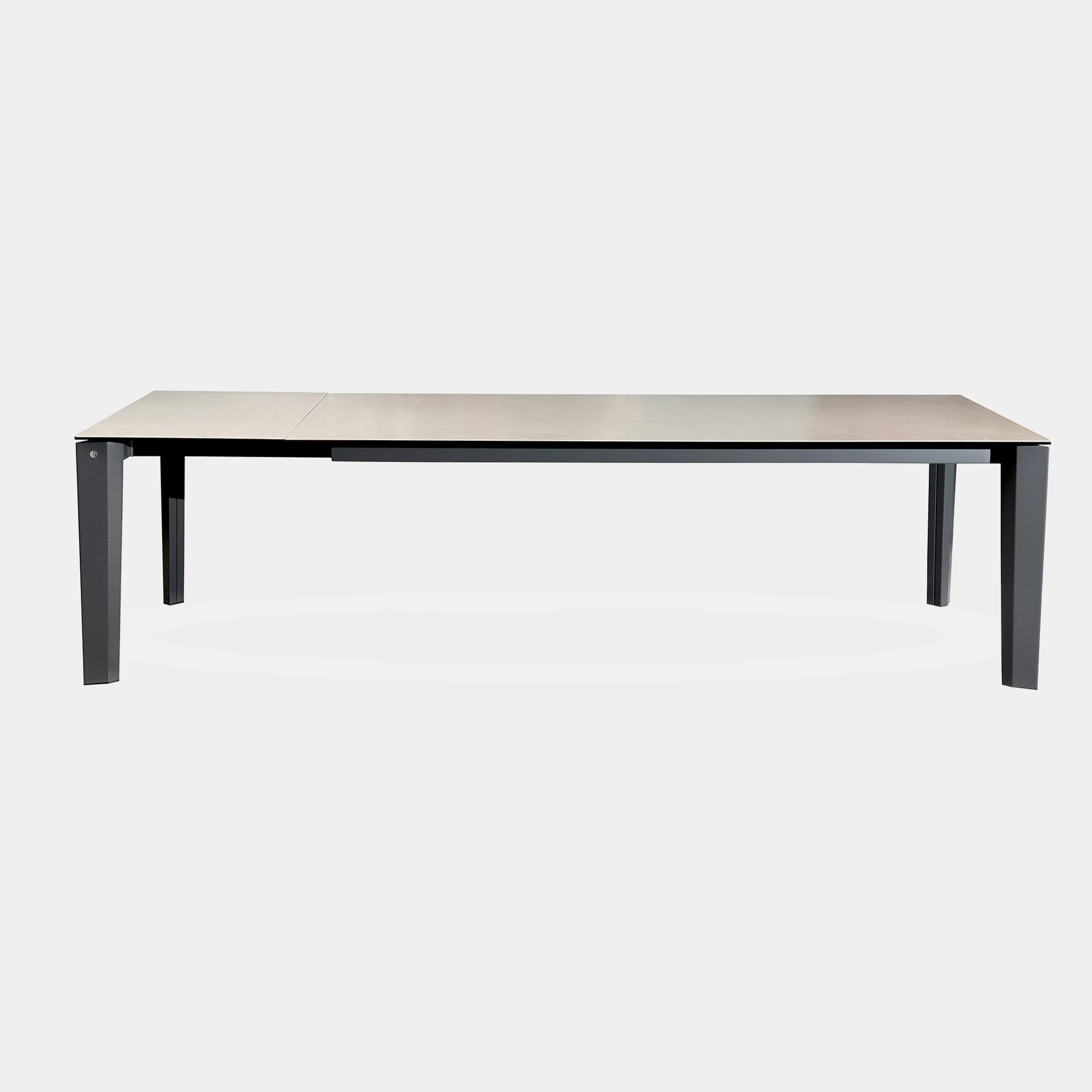 Calligaris Delta - CS/4097-MV Ext Dining Table Salt White Ceramic 220 x 100cm Extends To 280cm