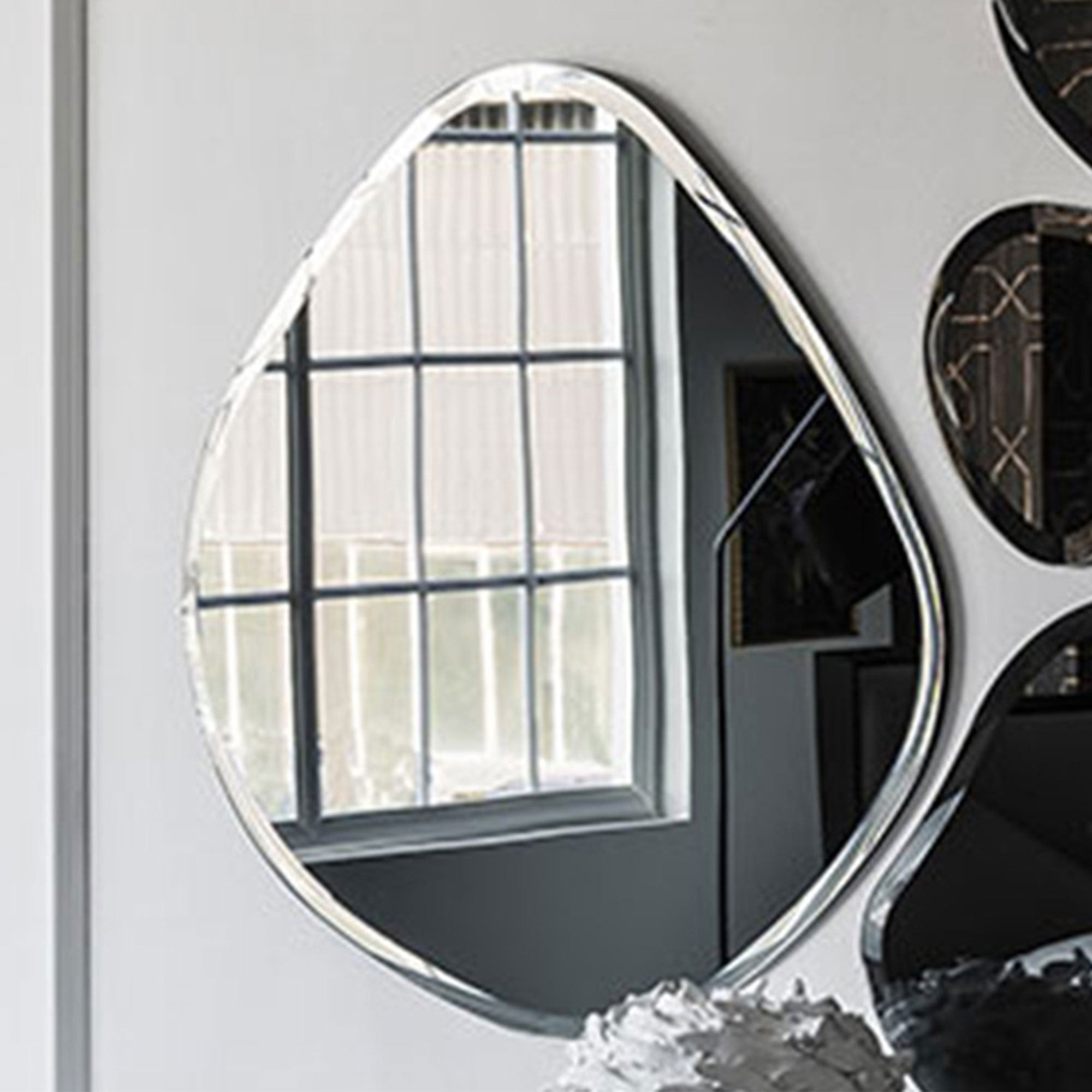 Cattelan Italia Hawaii - Bevelled Mirrored Glass Wall Mirror 60x60cm