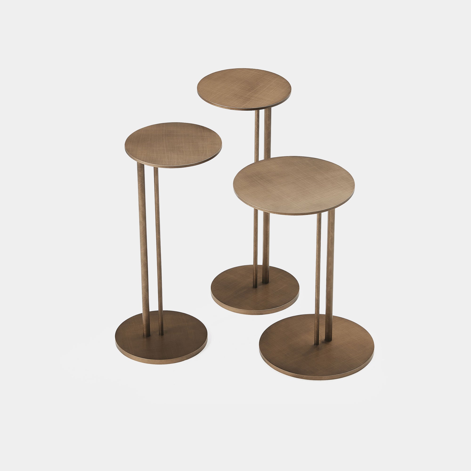 Cattelan Italia Sting BB - Coffee Table In Brushed Bronze 26cm x 45cm