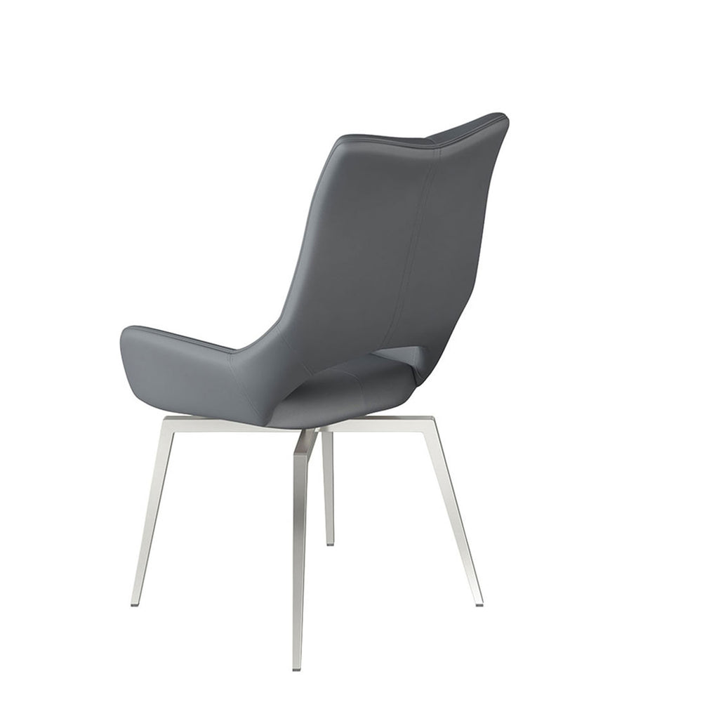 Aristo - Dining Chair In Grey PU