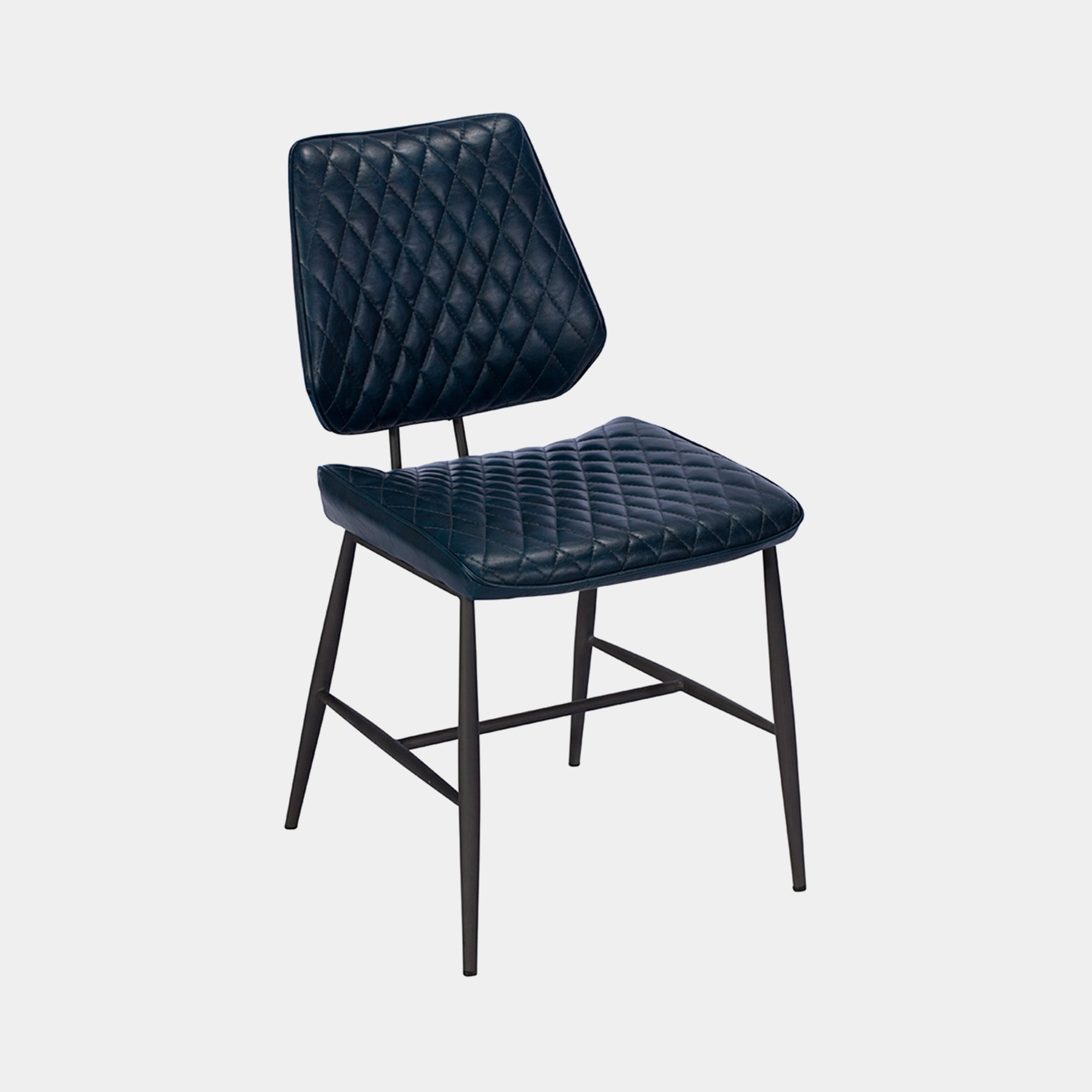 Downton - Dining Chair In Dark Blue