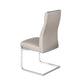 Dining Chair In Taupe PU