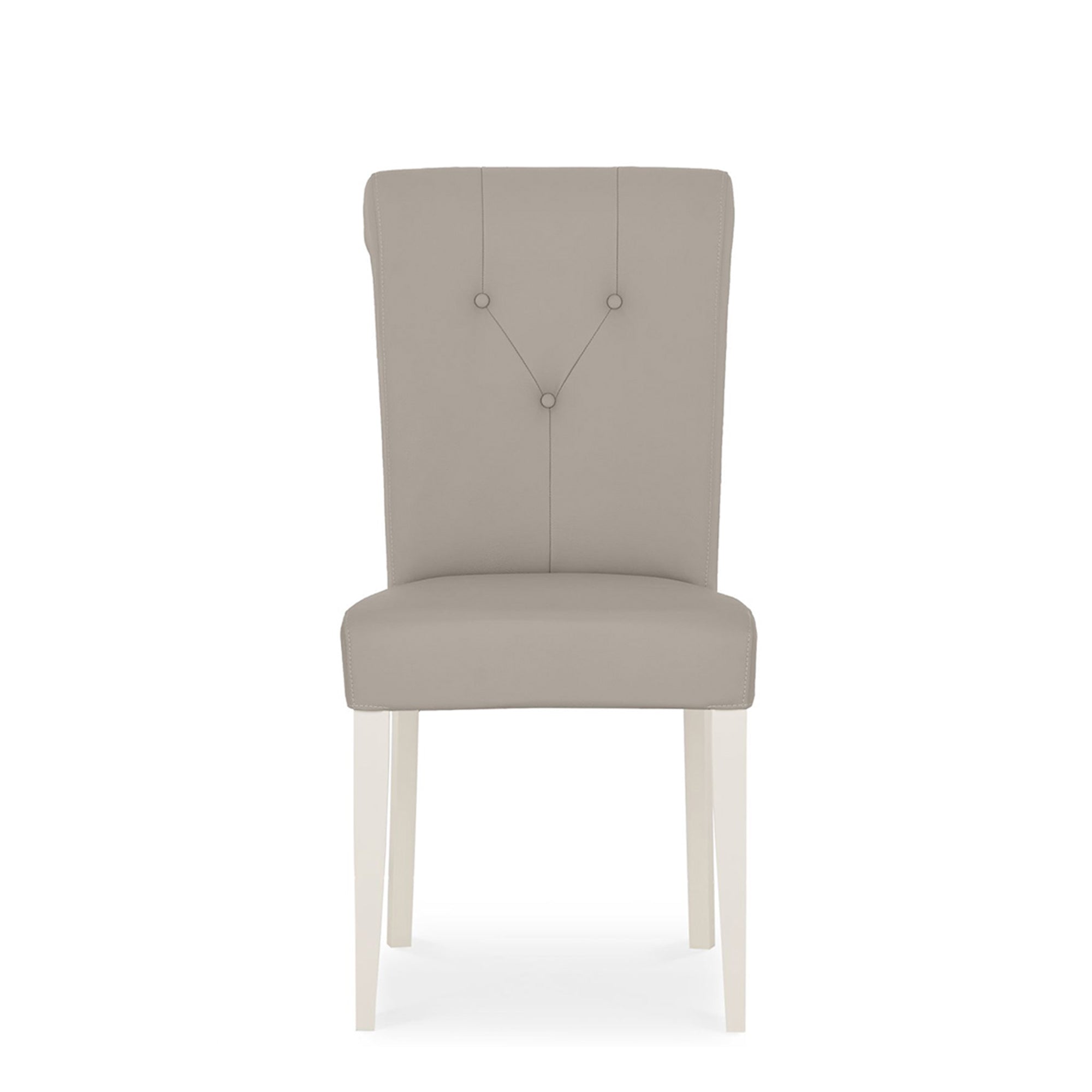 Chateau - Soft Grey Upholstered Bonded Leather Chair