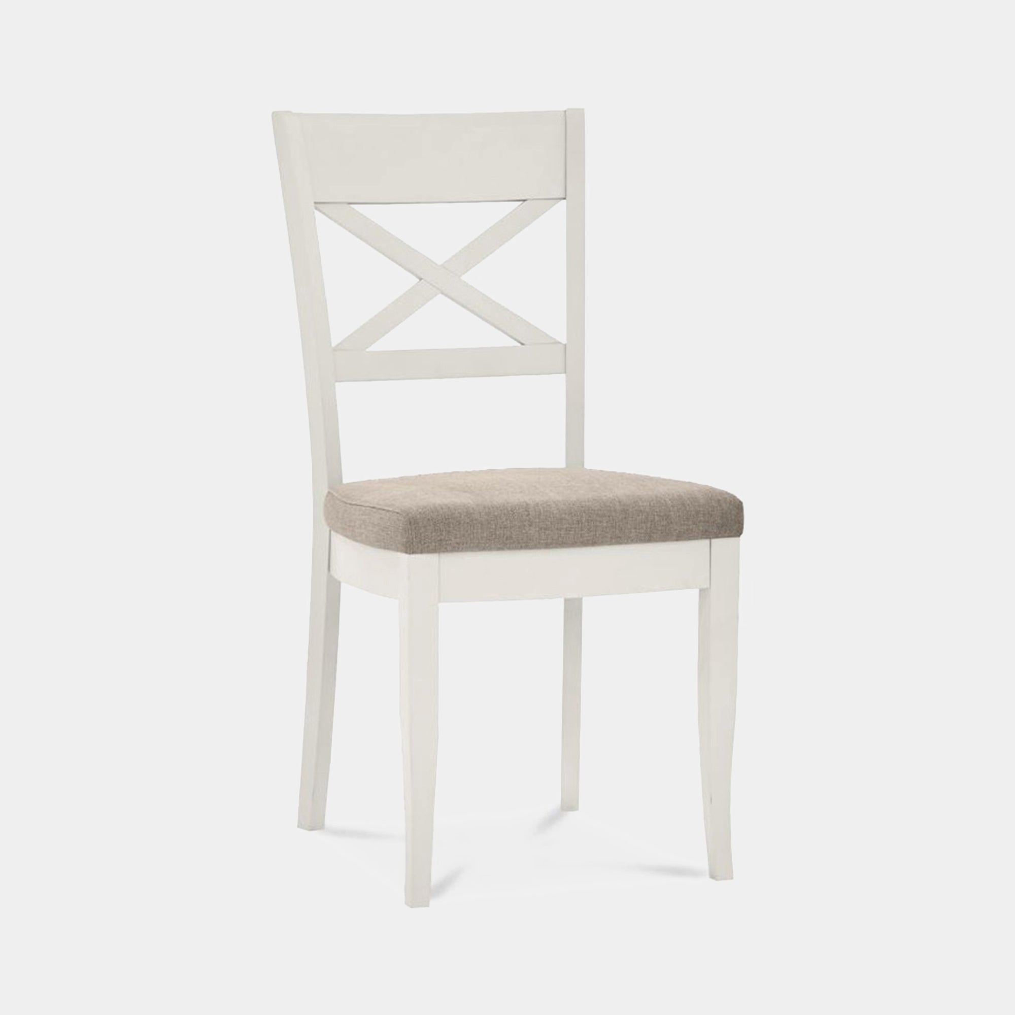 Chateau - Soft Grey x Back Chair In Pebble Fabric