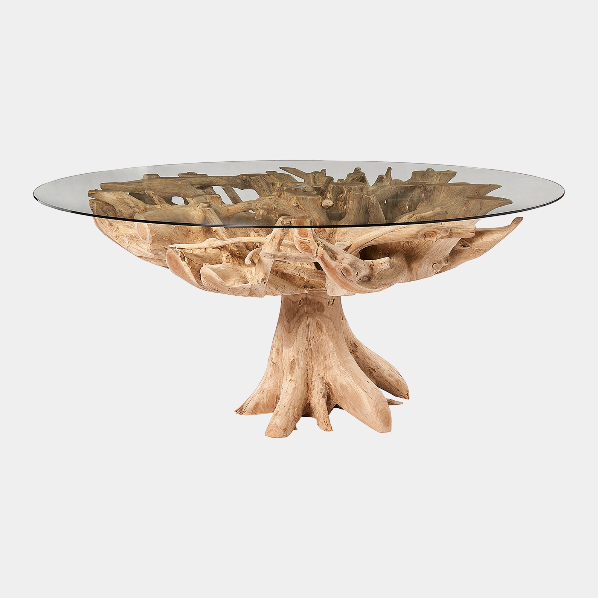 160cm Dining Table With Glass Top