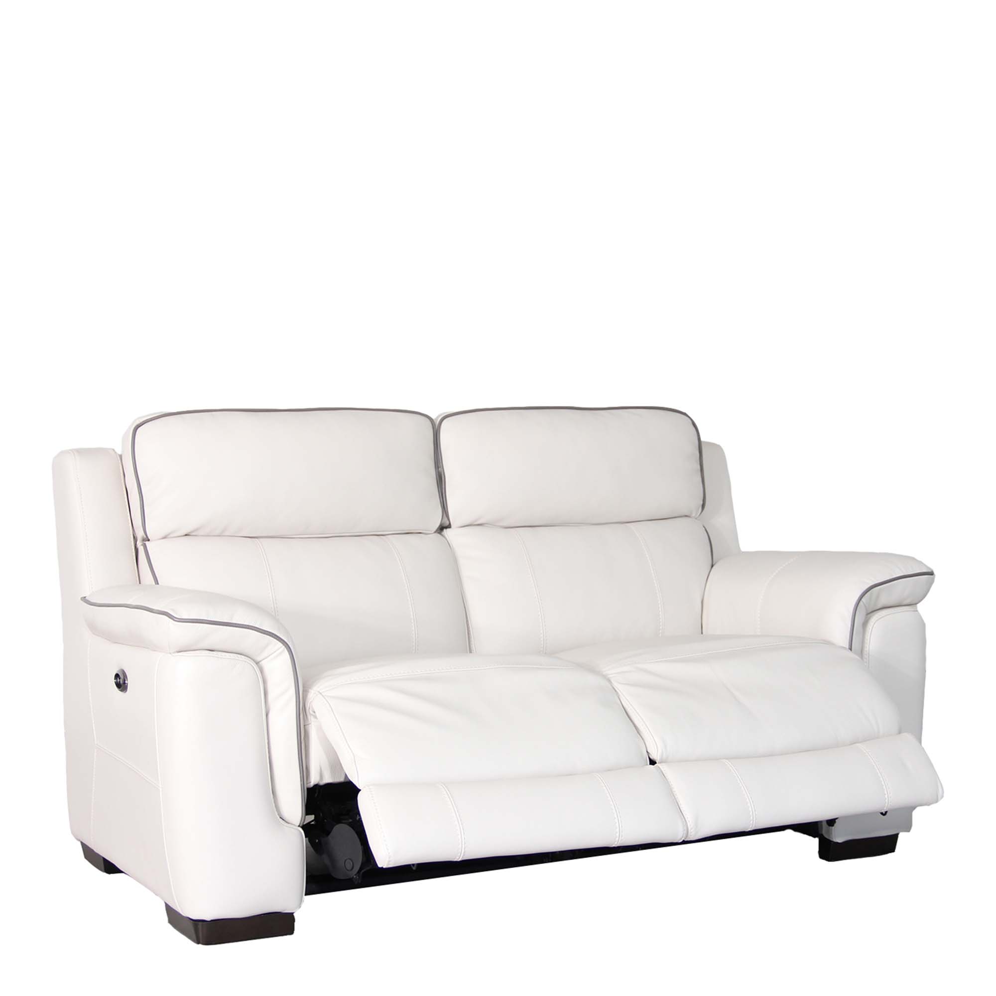 Monza Leather - 2 Seat Sofa With Double Power Recliner In Cat 25/Full Leather
