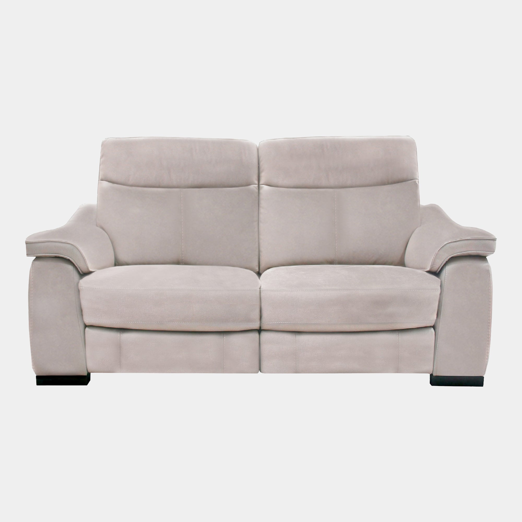 Caruso - 2.5 Seat Compact 2 Manual Recliner Sofa In Fabric Or Leather Fabric
