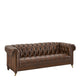4 Seat Sofa In Leather Vintage LLS