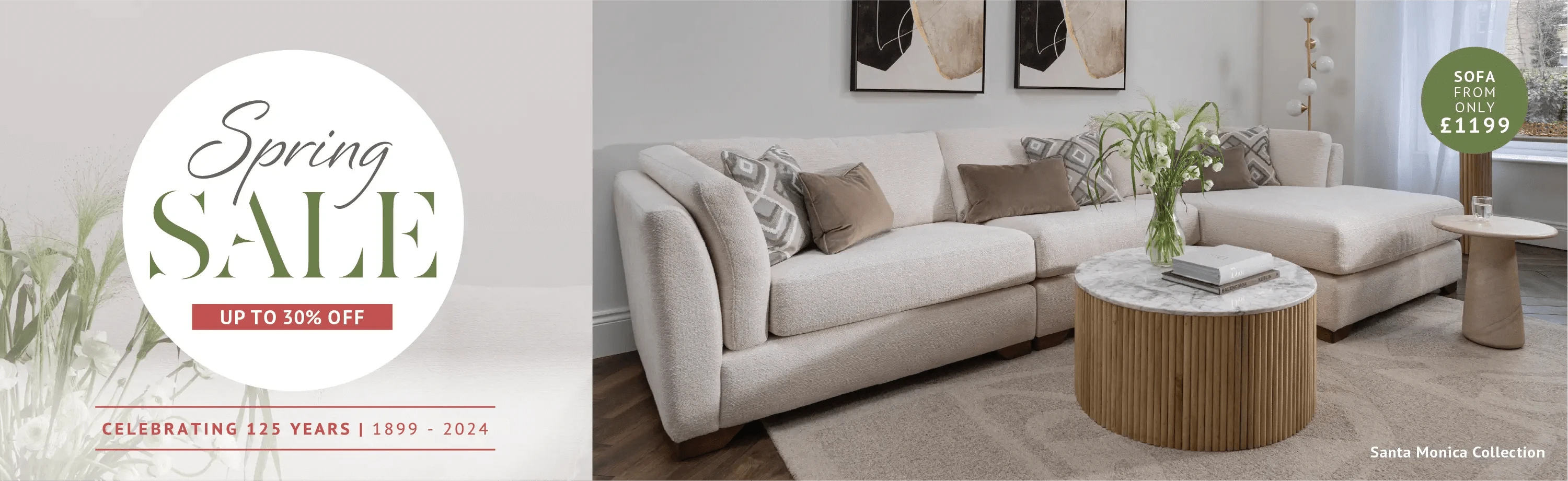 Santa Monica sofa collection from only £1199