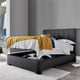 Theo - Ottoman Bed Frame In Pendle Slate 135cm (Double)