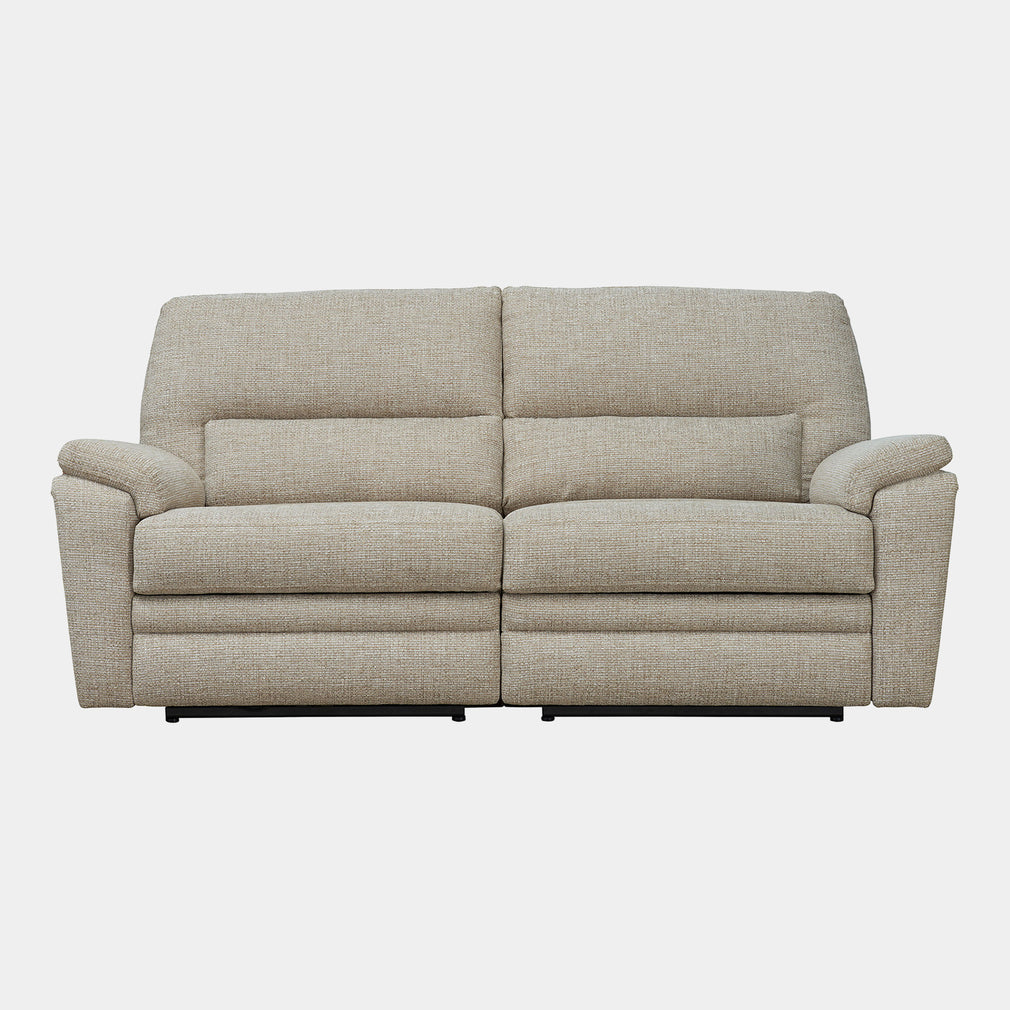 Parker Knoll Hampton Fabric - Double Manual Recliner Large 2 Seat Sofa In Grade A Fabric