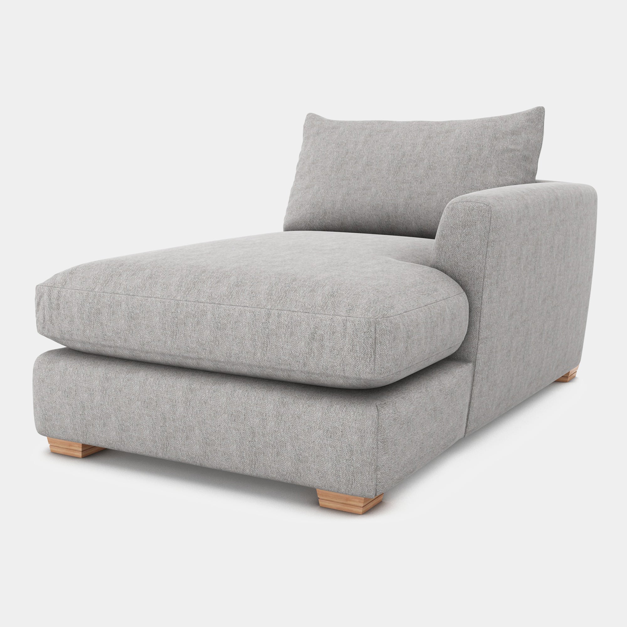 Riva - RHF Chaise Unit In Fabric Grade C With Foam Upgrade