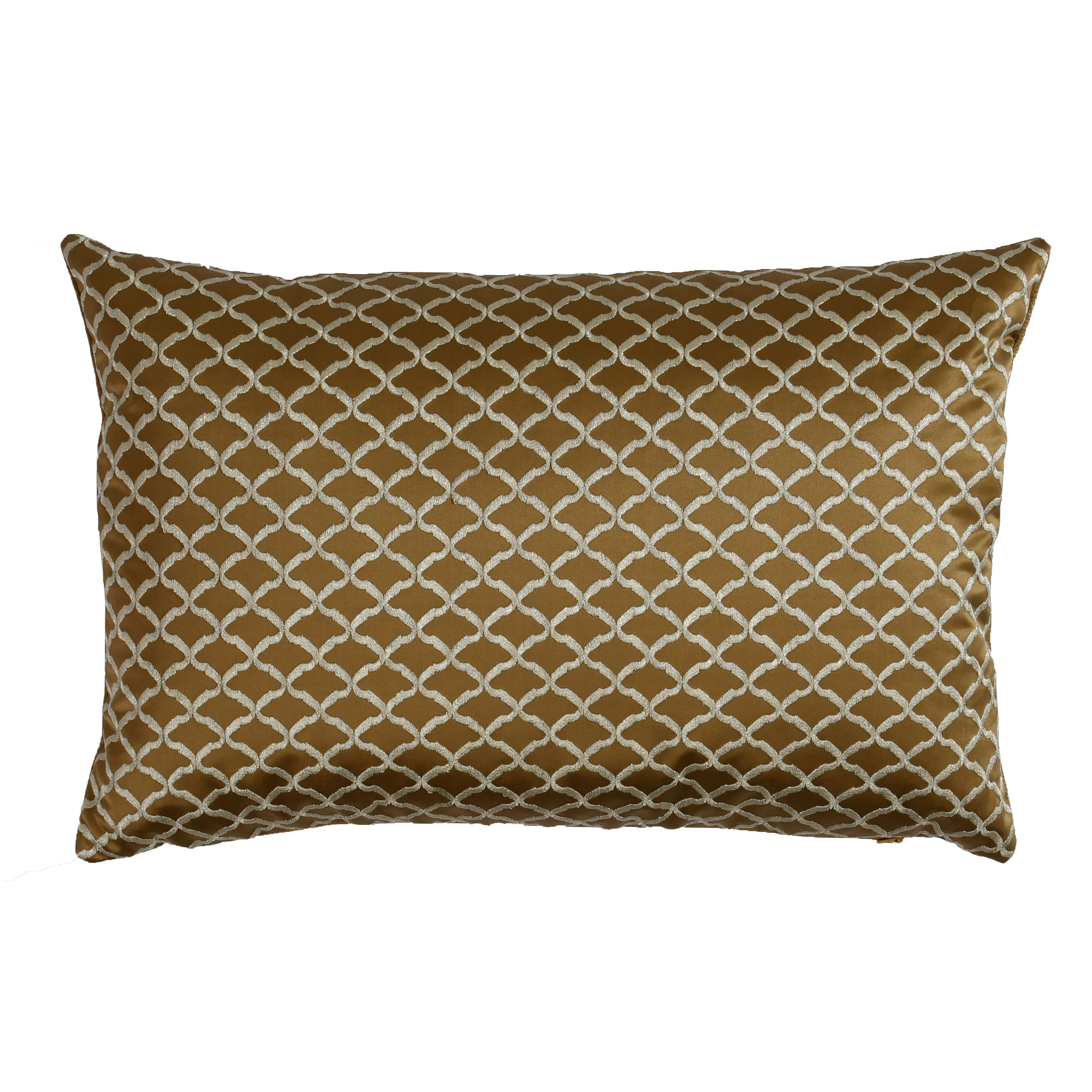 Fishpools Cushions Reggio Textured Gold Cushion Large - Golden Midnight