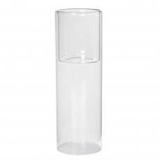 Glass Cylinder Candle Holder - Tatum