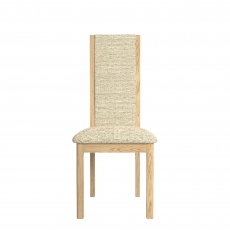 High Back Dining Chair In Fabric - Arden