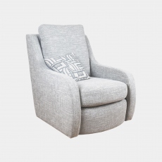 Swivel Accent Chair In Fabric - Penelope