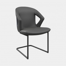 Dining Chair In Faux Leather - Icon
