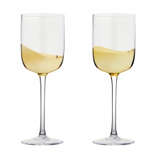 Wave - Gold Wine Glasses