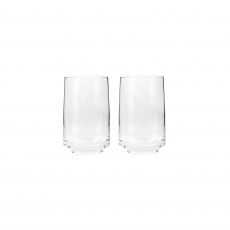 Set of 2 Clear Large Tumblers - Denby