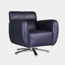 Amalfi - Swivel Chair In Leather