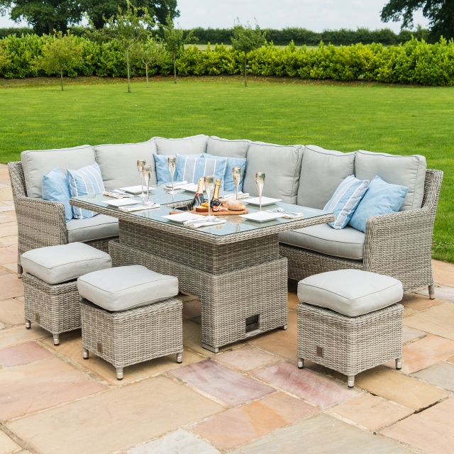 Rattan Garden Furniture Near Me For Sale : Buy Fulham Recliner 4pc