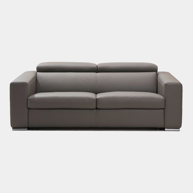 3 Seat Sofabed In Leather - Riccardo