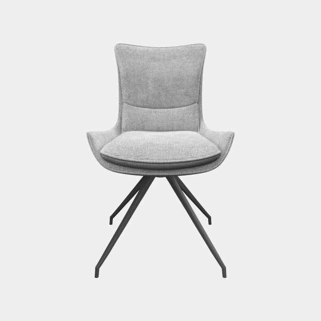 Swivel Dining Chair In Fabric - Riley