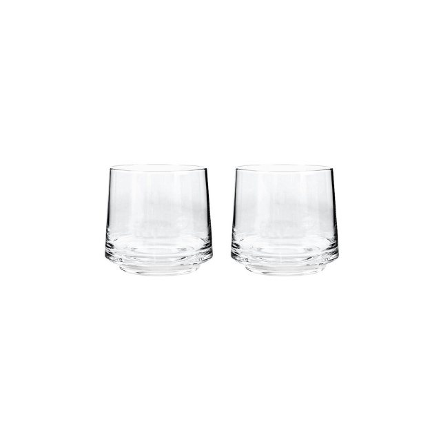 Set of 2 Clear Small Tumblers - Denby