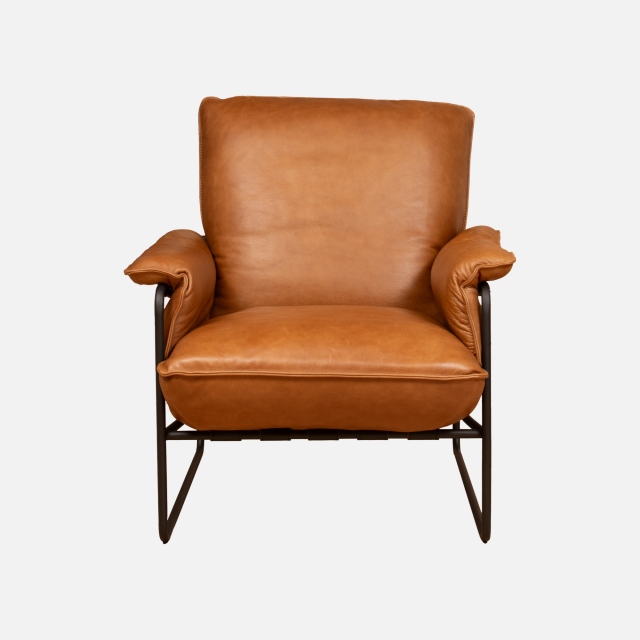 Accent Chair In Leather - Pimlico