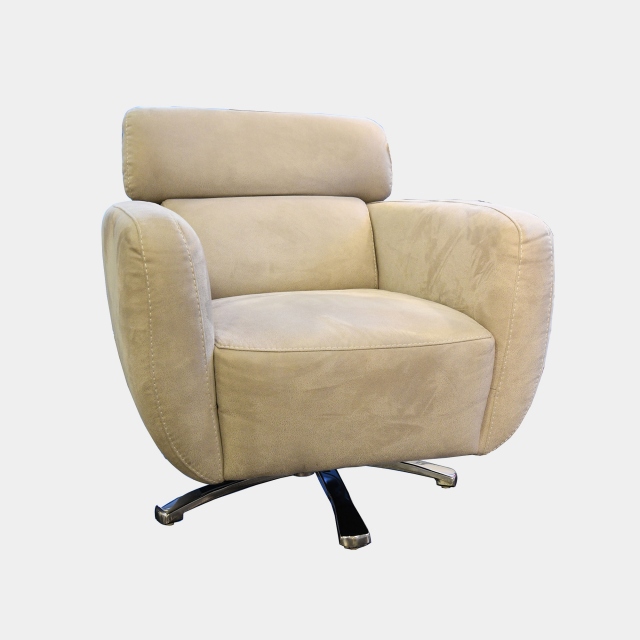 Swivel Chair In Fabric - Amalfi