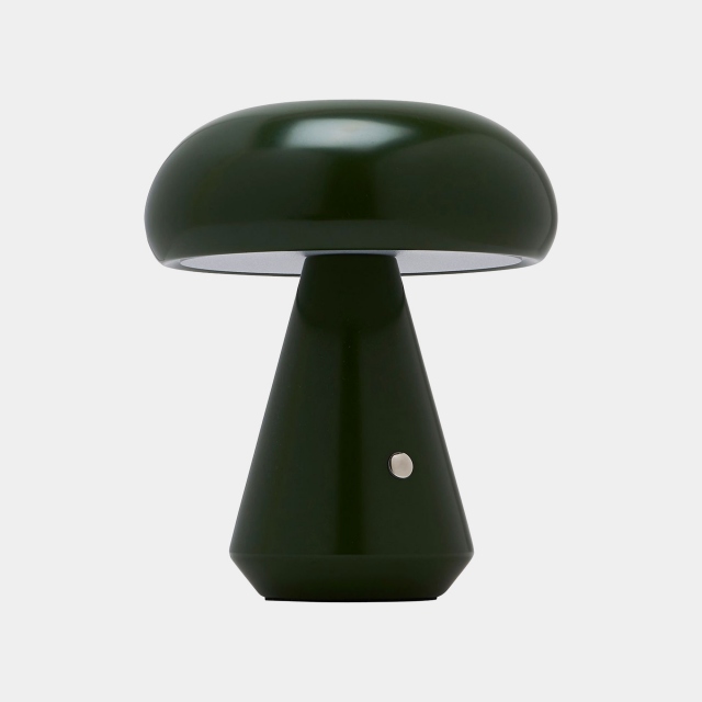 Mushroom Rechargeable Touch Lamp - Moss