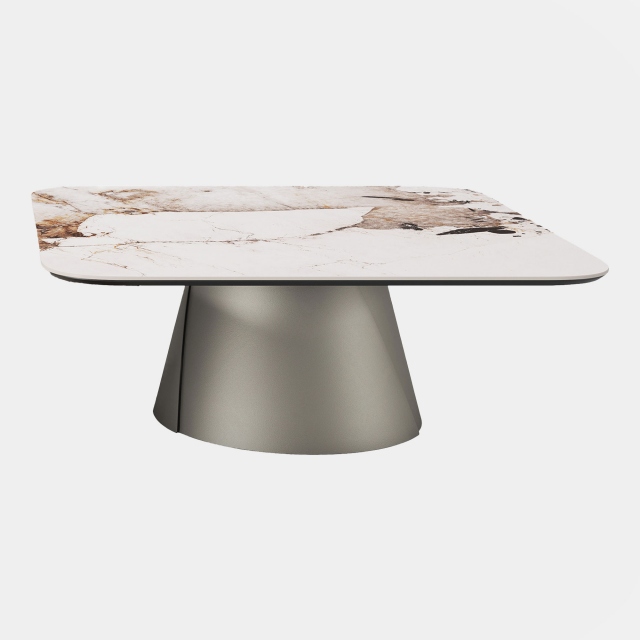Square Coffee Table In Keramik - Cattelan Albert
