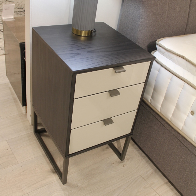 3 Drawer Bedside Cabinet - Item as Pictured - Quattro